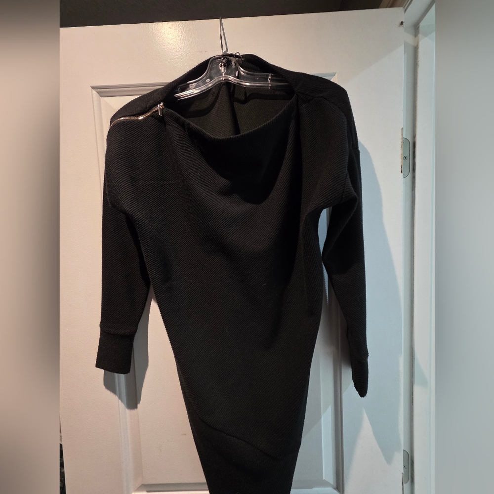 Dynamite Black Cowl Neck Sweater